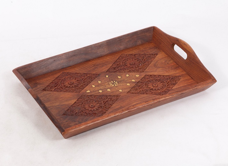 سینی پذیرایی چوبی