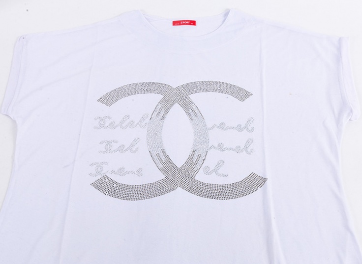 تاپ سایز بزرگ طرح Chanel