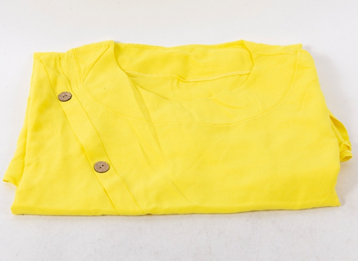 تونیک زنانه نخی قاپک دار