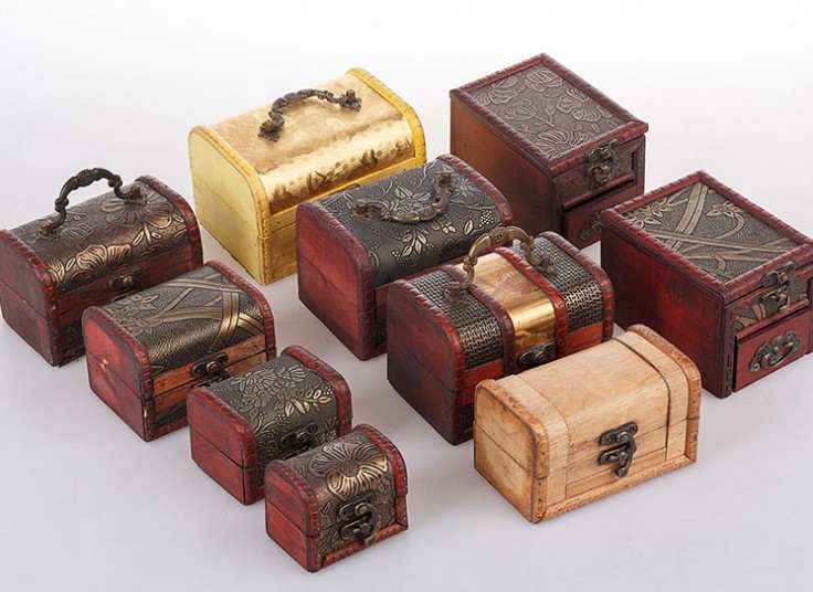 جعبه جواهرات چوبی