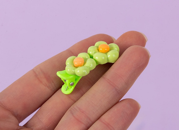 گیره مو انبری طرح گل