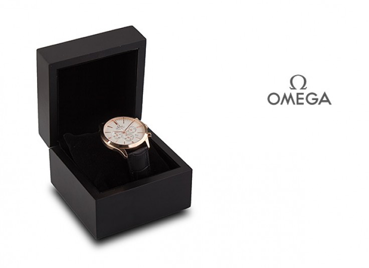 جعبه کادویی چوبی ساعت OMEGA