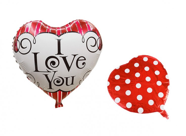 بادکنک فویلی  LOVE U