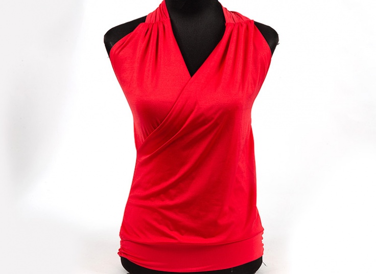 تاپ زنانه پشت ضربدری