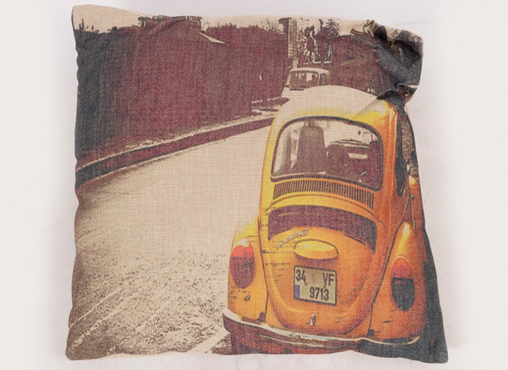 کوسن طرح دار کنفی