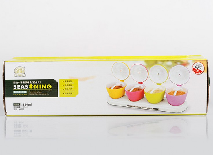 ست جا ادویه طرح سیب Seasoning