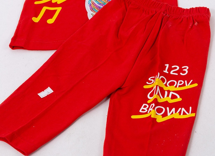 ست بلوز شلوارک دخترانه تکه‌دوزی