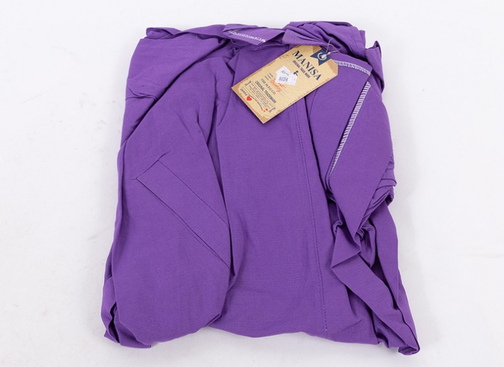 مانتو لینن سرشانه پاگون‌دار