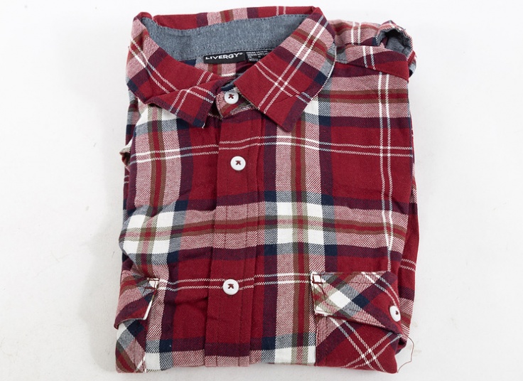 پیراهن پشمی چهار خانه Livergy