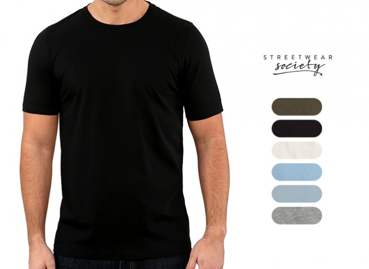 تیشرت مردانه ساده Street Wear Society