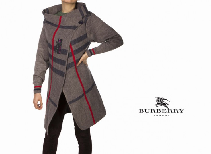 پانچو طرح Burberry