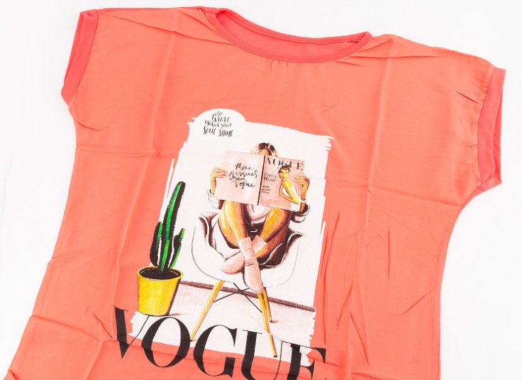 تیشرت نخی زنانه