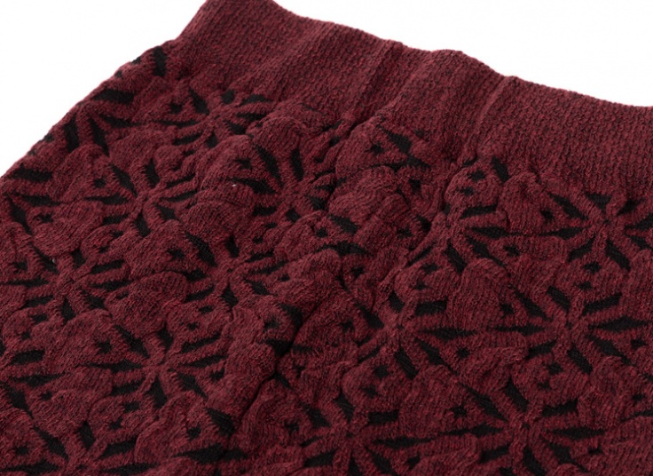 شلوار بافت ژاکارد زنانه