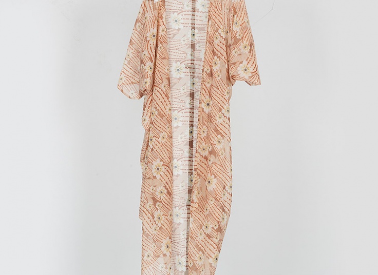 مانتو حریر جلو باز