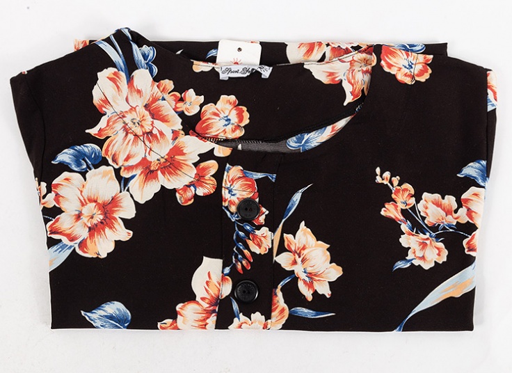 بلوز گلدار سایز بزرگ