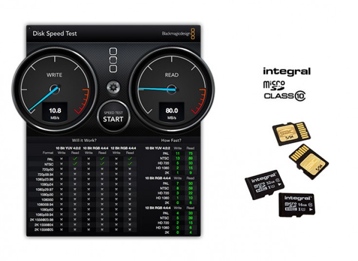 رم MicroSD  کلاس 10 Integral