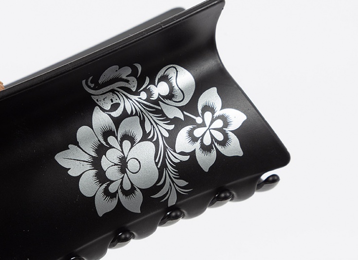 کلیپس مو Black patterned