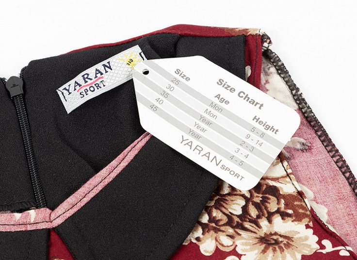 سارافون بچگانه یقه دار