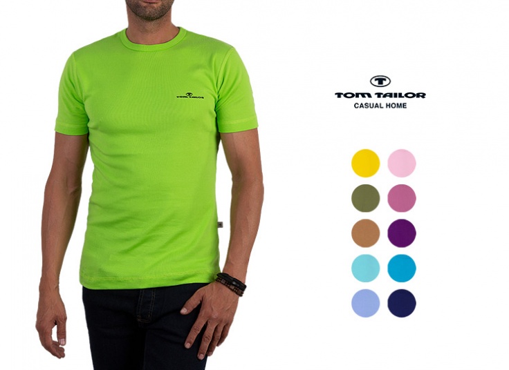 تیشرت یقه گرد مردانه Tom Tailor