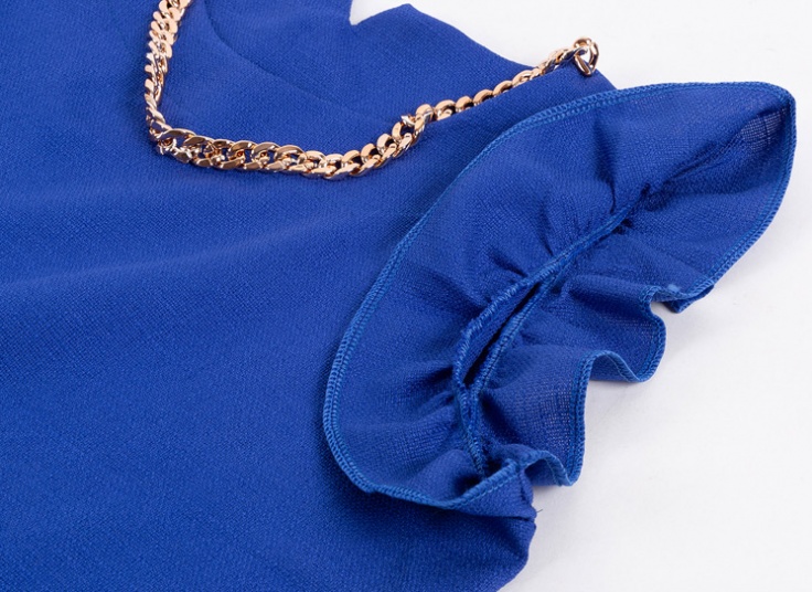 تاپ آستین چین دار