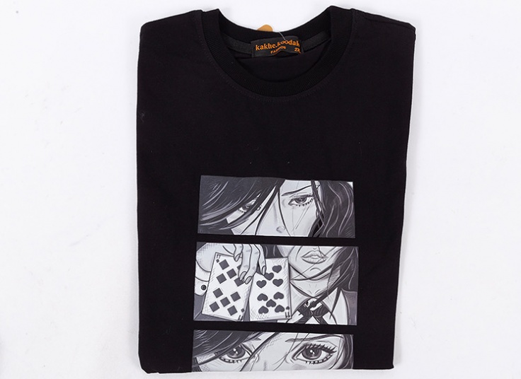 کراپ دخترانه طرح دار