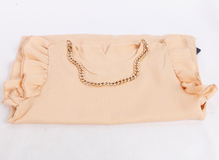 تاپ آستین چین دار