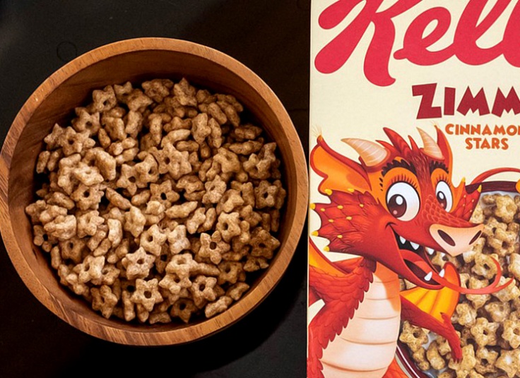 کورن فلکس Kelloggs زیمیز ستاره ای دارچینی 330 گرمی