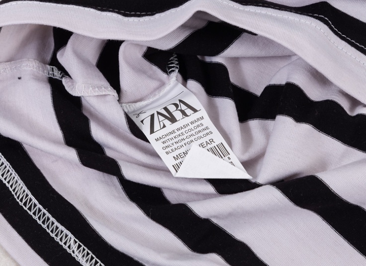 تیشرت مردانه راه راه طرح Zara
