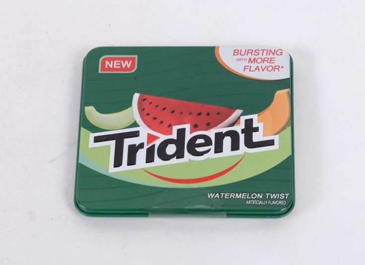 آدامس Trident جعبه فلزی