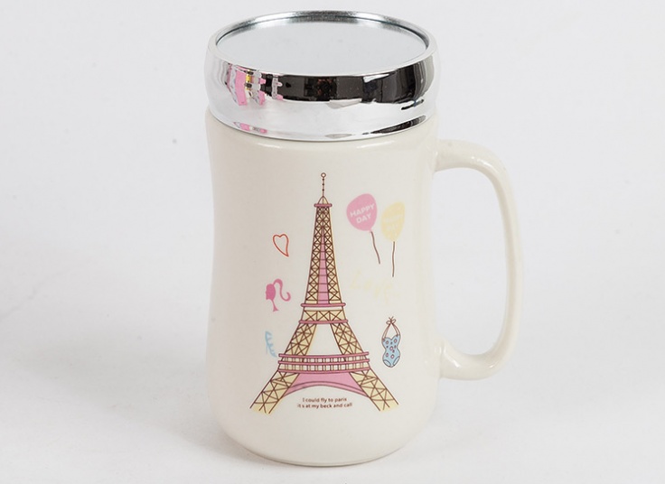 ماگ درب دار آینه ای