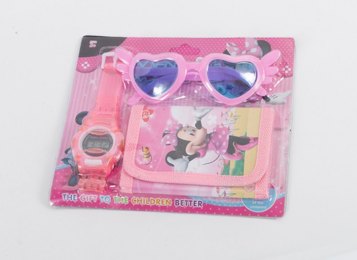 ست بچگانه ساعت و عینک و کیف