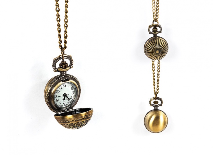 ساعت گردنبندی طرح گوی