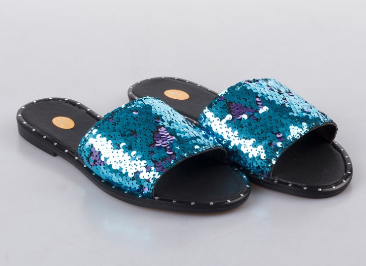 صندل زنانه پولکی Leaza