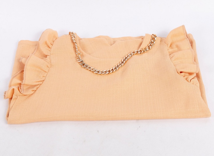 تاپ آستین چین دار