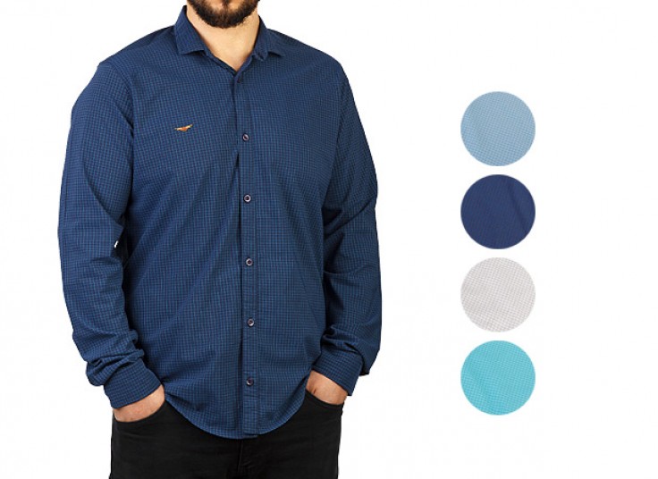 پیراهن قواره دار مردانه طرح Maserati