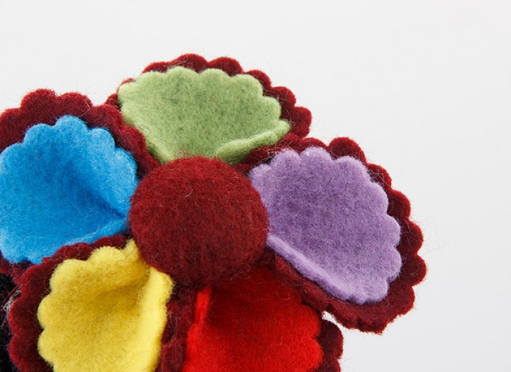 گل سر نمدی دست ساز