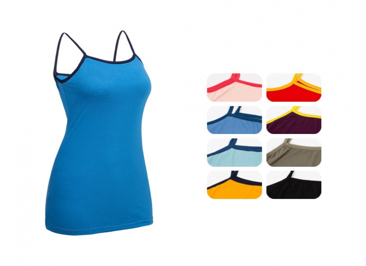 تاپ زنانه بندی رنگی