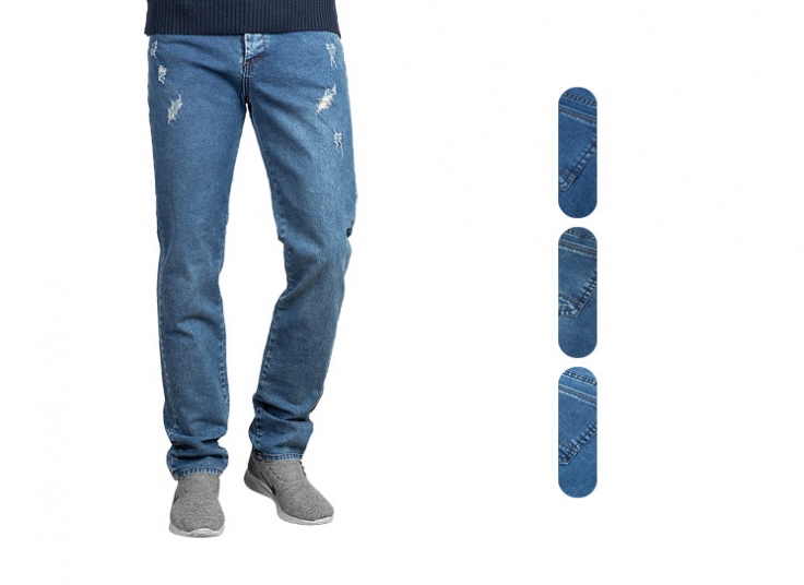 شلوار جین زاپ دار مردانه Fashion