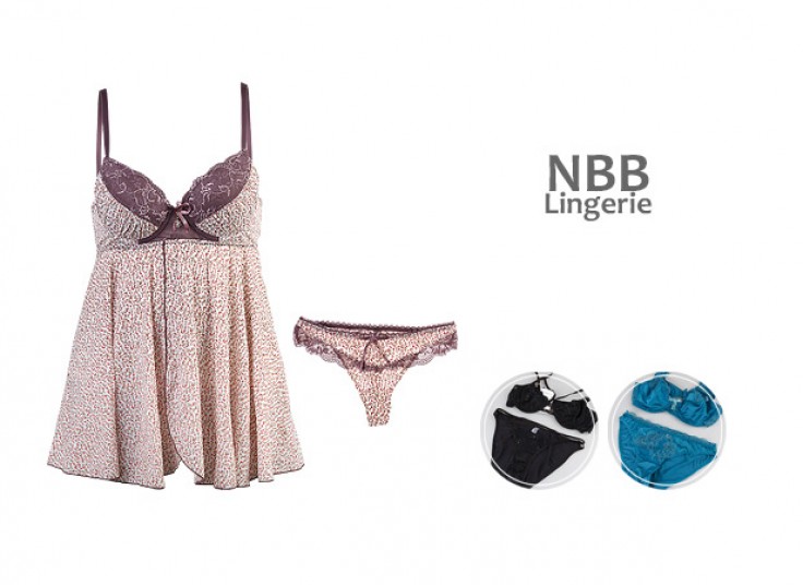 ست لباس زیر طرح NBB