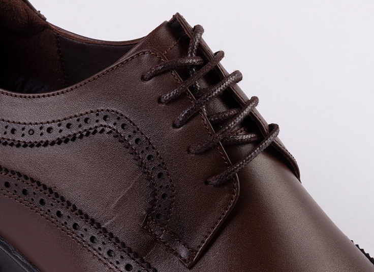 کفش مردانه چرم طبیعی مدل هشت ترک