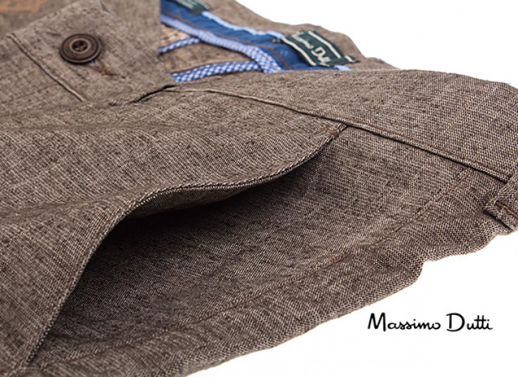 شلوار کتان بهاره Massimo Dutti