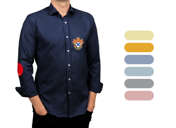 پیراهن مردانه آستین بلند طرح Polo