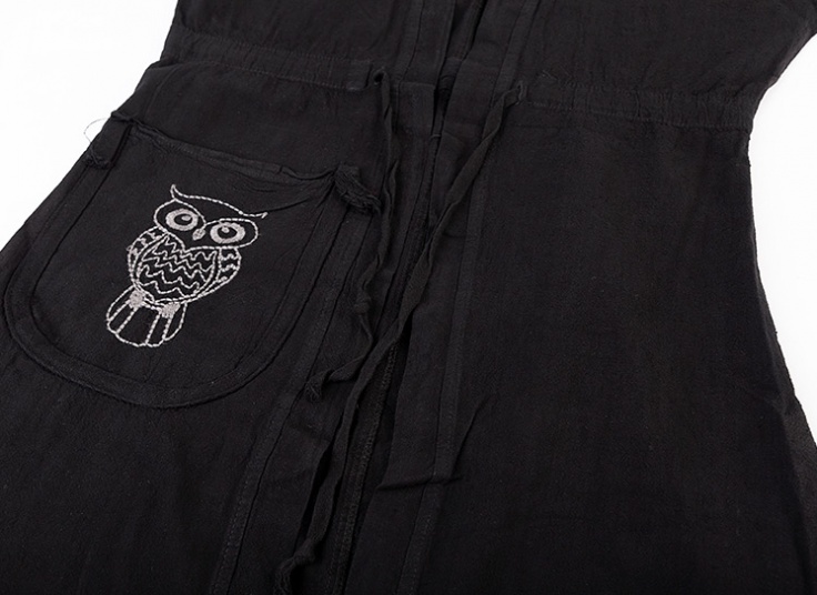 مانتو مشکی زنانه yarn