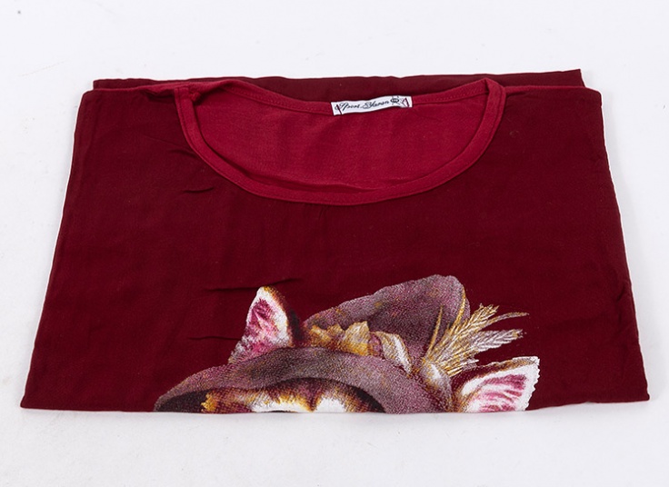 تاپ جلو نخی طرح گربه کد15825