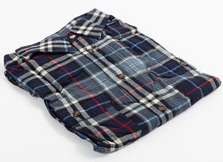 پیراهن پشمی چهار خانه