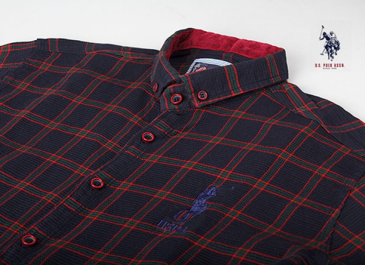 شومیز زنانه چهارخانه POLO