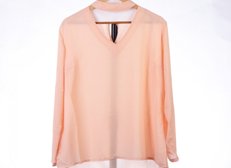 بلوز حریر قواره دار زنانه V neck