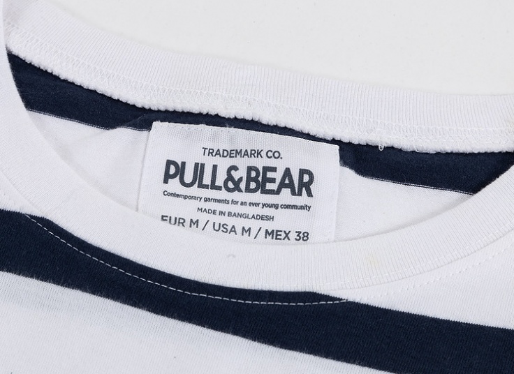 تیشرت راه راه مردانه Pull & Bear