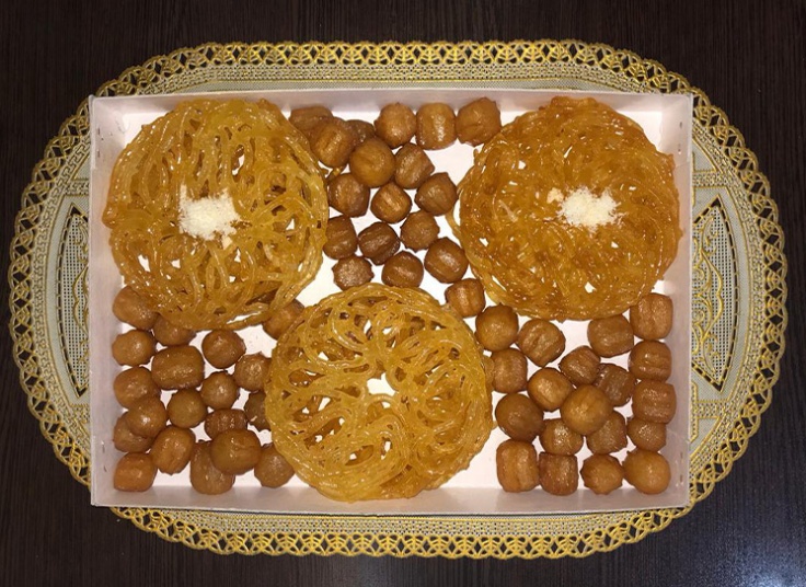 زولبیا و بامیه قنادی ناب