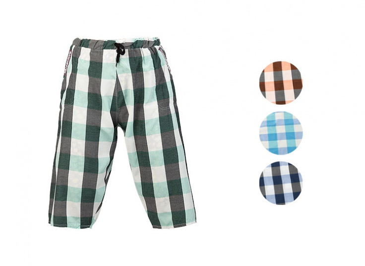 شلوارک راحتی مردانه چهارخانه